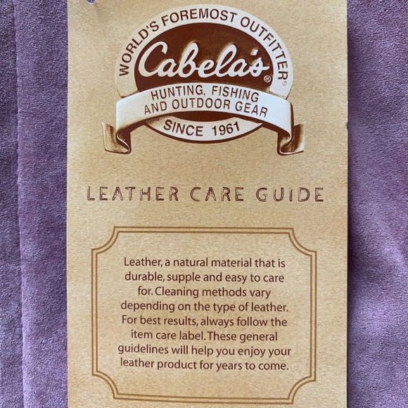 Cabela\'s Pink Suede Leather Jacket NWT